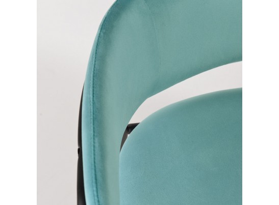 Стул Napoli светло-бирюзовый с чёрными ножками в Каменске-Уральском