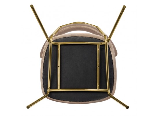 Стул Elle латте с золотыми ножками в Каменске-Уральском