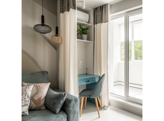 Стул Cleo сине-серый в Каменске-Уральском