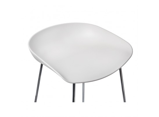 Стул полубарный Neo белый в Каменске-Уральском