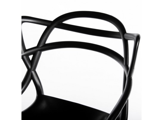 Стул полубарный Masters чёрный в Каменске-Уральском