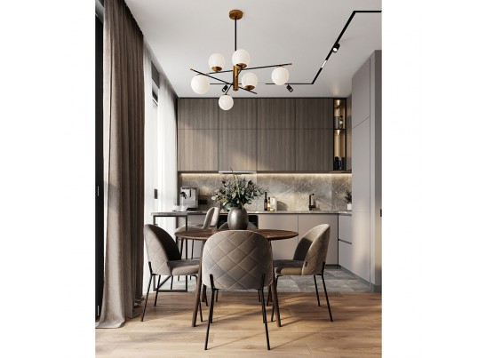 Комплект из 4-х стульев Oliver латте в Каменске-Уральском