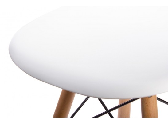 Стул барный Eames белый в Каменске-Уральском