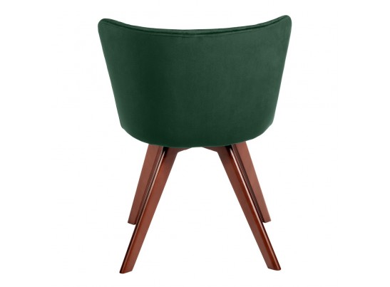 Стул Bella зеленый, темный орех в Каменске-Уральском