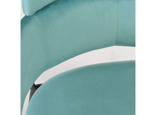 Стул Napoli светло-бирюзовый с чёрными ножками в Каменске-Уральском