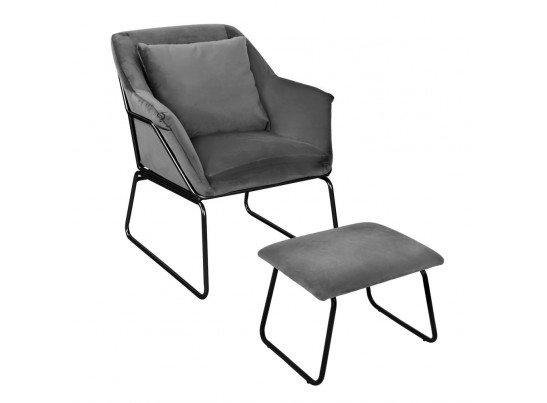 Оттоманка ALEX серый в Каменске-Уральском