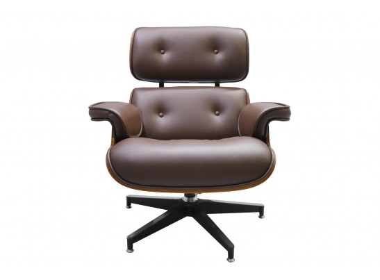 Кресло EAMES LOUNGE CHAIR коричневый в Каменске-Уральском