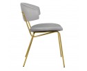 Стул Elle серый с золотыми ножками в Каменске-Уральском