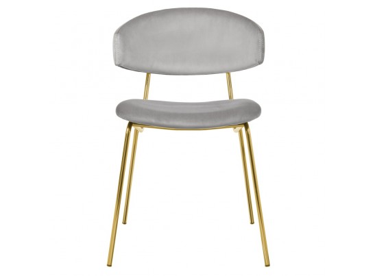 Стул Elle серый с золотыми ножками в Каменске-Уральском