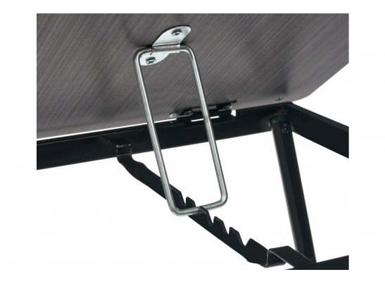 Стол складной с подъёмной крышкой и подстаканником «ВИТА», 55x32x25см, мдф, металл, св.дерево, черный в Каменске-Уральском