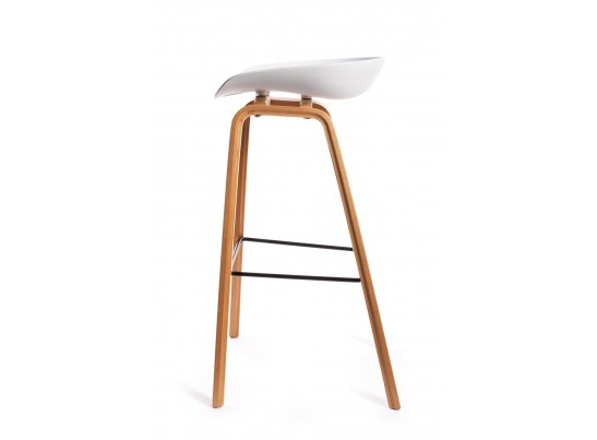 Стул барный Quadro белый в Каменске-Уральском