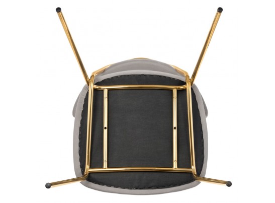 Стул Elle мокко с золотыми ножками в Каменске-Уральском