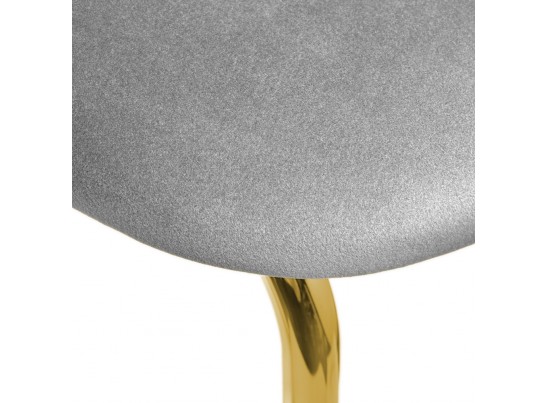 Стул Elle серый с золотыми ножками в Каменске-Уральском