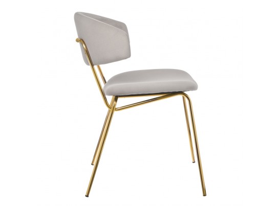 Стул Elle мокко с золотыми ножками в Каменске-Уральском