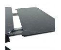 Стол Arthur раскладной 120-184x80x75см, керамогранит чёрный мрамор Greys Black, чёрный в Каменске-Уральском