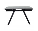 Стол Arthur раскладной 120-184x80x75см, керамогранит чёрный мрамор Greys Black, чёрный в Каменске-Уральском