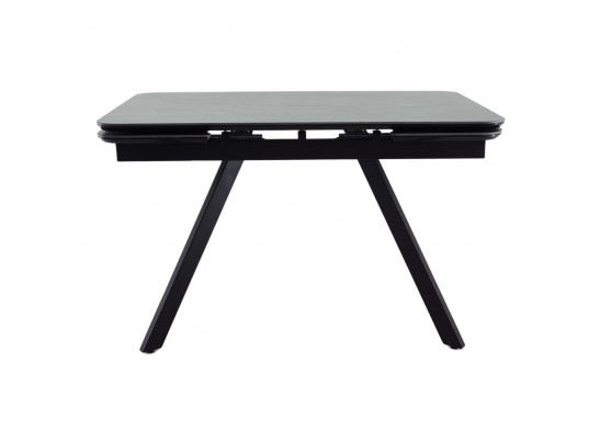 Стол Arthur раскладной 120-184x80x75см, керамогранит чёрный мрамор Greys Black, чёрный в Каменске-Уральском