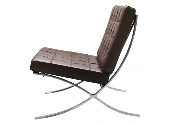 Кресло BARCELONA CHAIR коричневый в Каменске-Уральском