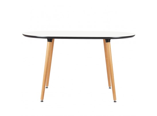 Стол Brooklyn белый 140 х 80 см, овальный в Каменске-Уральском