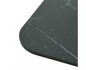Стол Arthur раскладной 120-184x80x75см, керамогранит чёрный мрамор Greys Black, чёрный в Каменске-Уральском