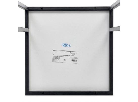 Придиванный столик Loft 35x35см, серый мрамор с чёрными ножками в Каменске-Уральском