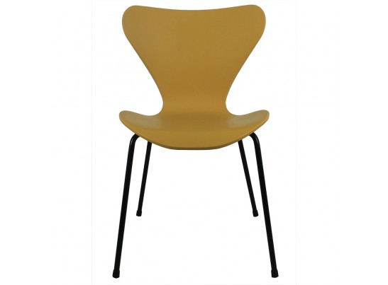 Стул Seven горчичный с чёрными ножками в Каменске-Уральском