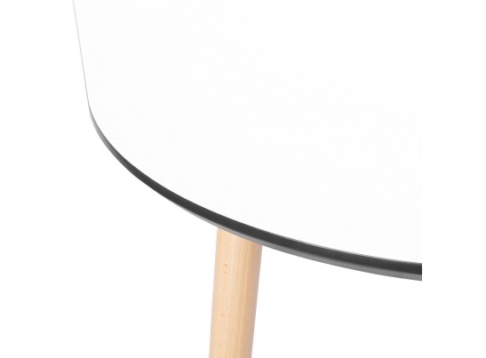 Стол Brooklyn белый 140 х 80 см, овальный в Каменске-Уральском