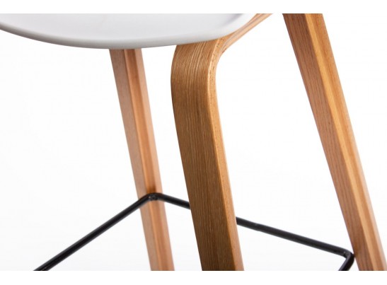 Стул барный Quadro белый в Каменске-Уральском