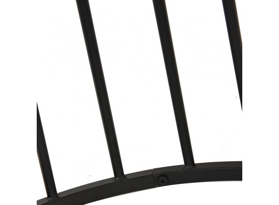 Стол Liverpool 110см, орех с чёрными ножками в Каменске-Уральском