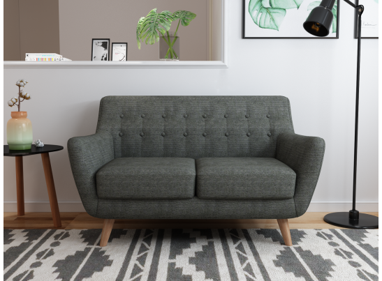 Диван Picasso двухместный темно-серый в Каменске-Уральском