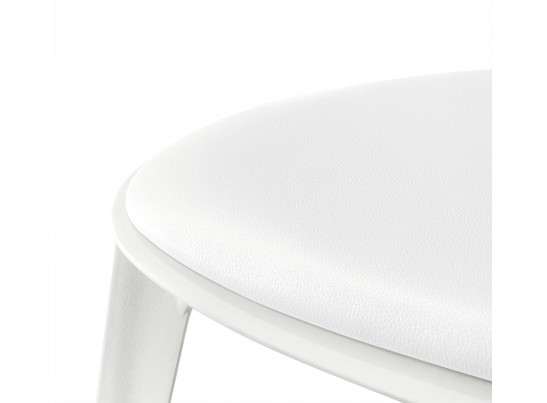 Стул Luna с мягким сиденьем белый в Каменске-Уральском