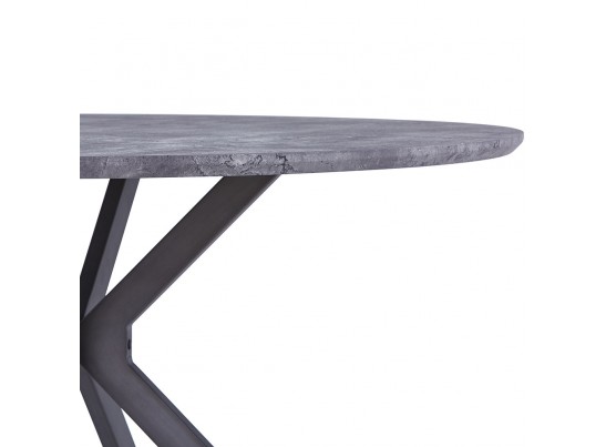Стол Ralf 120см, серая лава, антик в Каменске-Уральском