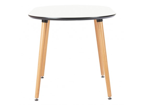 Стол Brooklyn белый 140 х 80 см, овальный в Каменске-Уральском