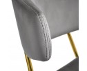 Стул Elle серый с золотыми ножками в Каменске-Уральском