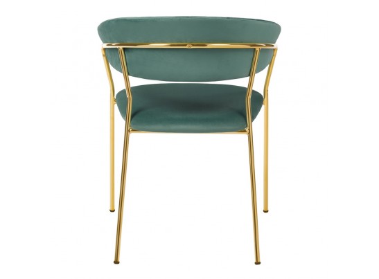 Комплект из 4-х стульев Turin мятный с золотыми ножками в Каменске-Уральском