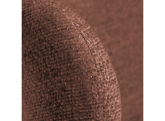 Стул Lucas 2 терракотовый шенилл с чёрными ножками в Каменске-Уральском