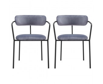 Комплект из 2-х стульев Ant серый
