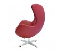 Кресло EGG CHAIR красный, натуральная кожа в Каменске-Уральском