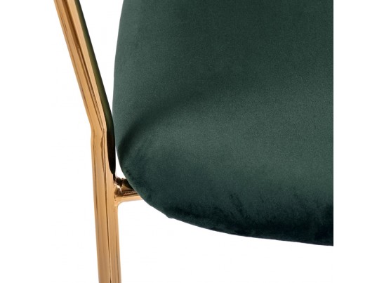 Стул Turin зеленый с золотыми ножками в Каменске-Уральском