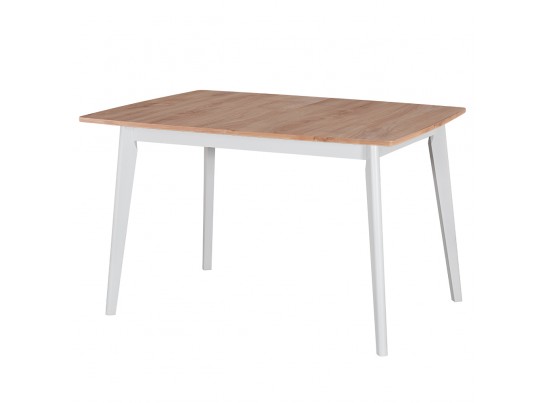Стол Oslo 120-160 x 80см, Дуб Навара, белый в Каменске-Уральском