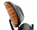 Кресло EAMES LOUNGE CHAIR и оттоманка EAMES LOUNGE CHAIR чёрные в Каменске-Уральском