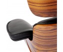 Кресло EAMES LOUNGE CHAIR и оттоманка EAMES LOUNGE CHAIR чёрные в Каменске-Уральском
