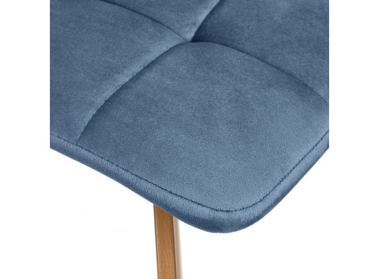 Стул Easy бирюзовый с ножками под дерево в Каменске-Уральском