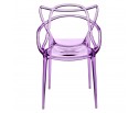 Комплект из 2-х стульев Masters прозрачный сиреневый в Каменске-Уральском