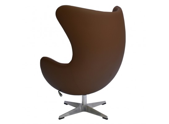 Кресло EGG CHAIR коричневый, натуральная кожа в Каменске-Уральском