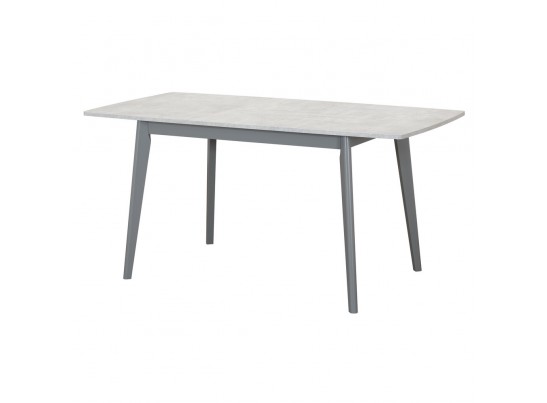 Стол Oslo раскладной 120-160x80x76см, Бетон лайт, серый в Каменске-Уральском