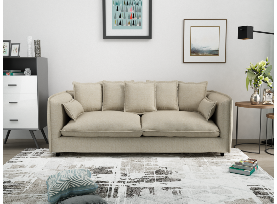 Диван Adam трехместный бежевый в Каменске-Уральском