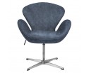 Кресло SWAN STYLE CHAIR тёмно-серый, искусственная замша в Каменске-Уральском