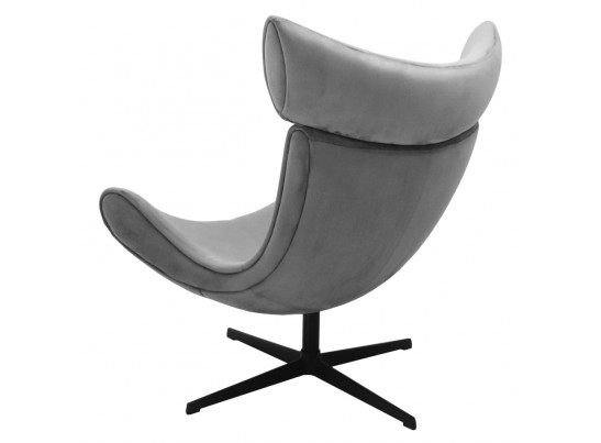 Кресло IMOLA серый, искусственная замша в Каменске-Уральском