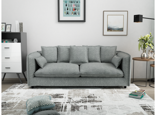 Диван Adam трехместный серый в Каменске-Уральском